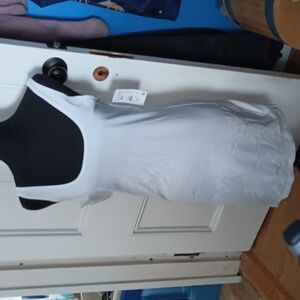 New Primark White Tank Top Style Mini Dress Size Medium